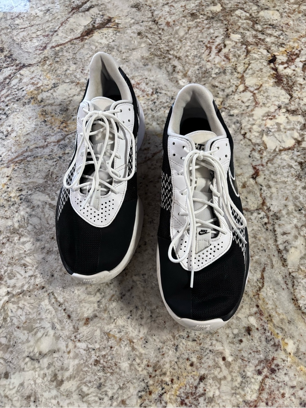 Nike Men’s Black and White Running Sneakers
